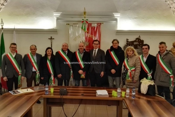 Ministro Boccia in visita al Collegio di Celana