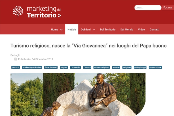 [Dicono di noi] Marketing del Territorio - 4 dicembre